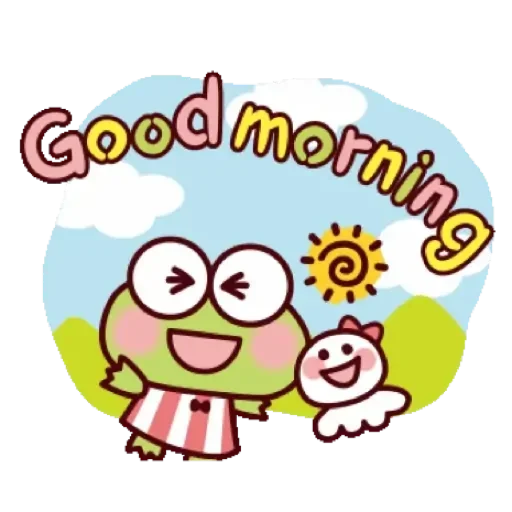 🤗 Стикер «Good Morning» для Telegram
