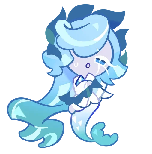 🧜‍♀ Стикер «Aquamarine, Gold Citrine and Mystic Opal!» для Telegram