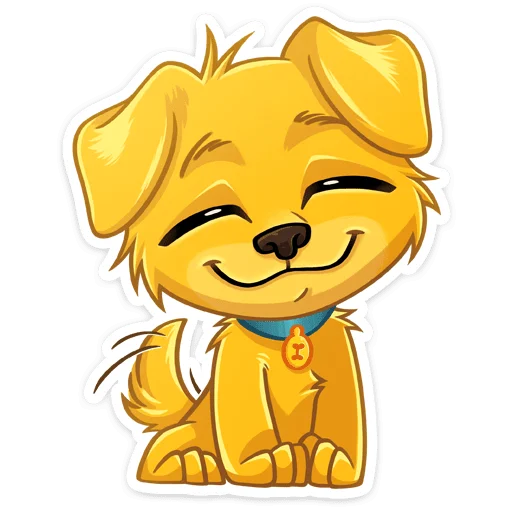 Стикерпак Голден для Telegram