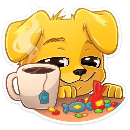 ☕️ Стикер «Голден» для Telegram