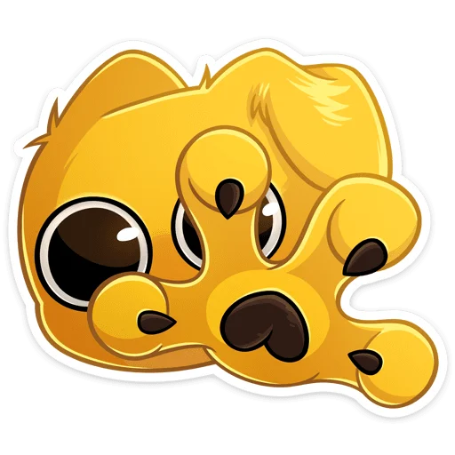 🐾 Стикер «Голден» для Telegram