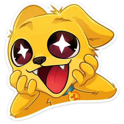 🤩 Стикер «Голден» для Telegram