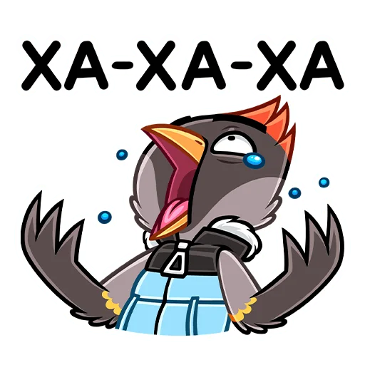 😈 Стикер «Щегол» для Telegram