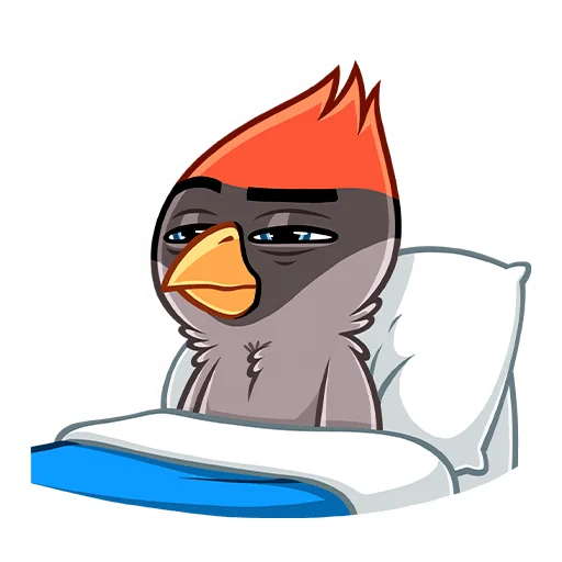 😴 Стикер «Щегол» для Telegram