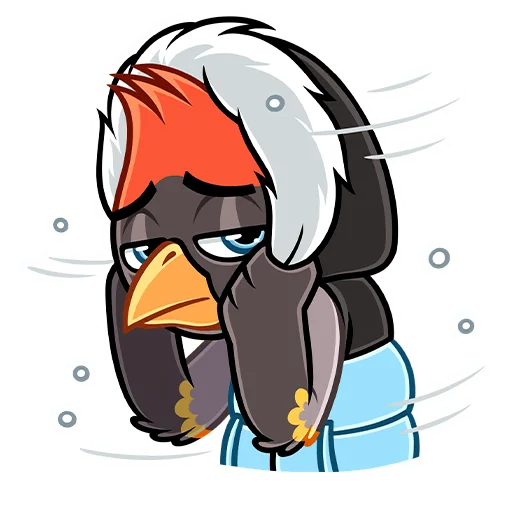 🥶 Стикер «Щегол» для Telegram