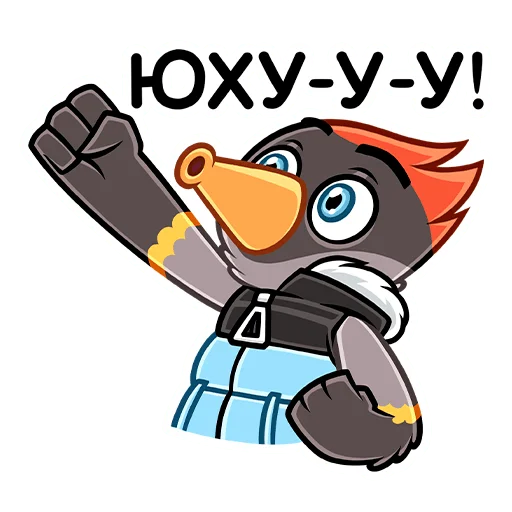 ☺️ Стикер «Щегол» для Telegram