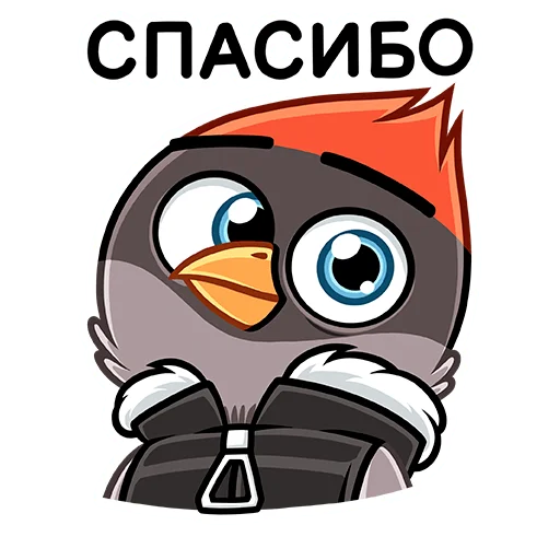 🙂 Стикер «Щегол» для Telegram