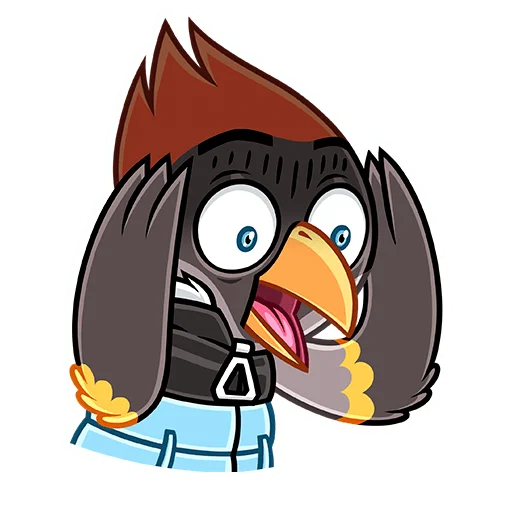 😳 Стикер «Щегол» для Telegram
