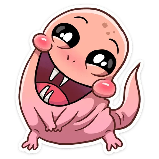☺️ Стикер «Голый землекоп Naked mole» для Telegram