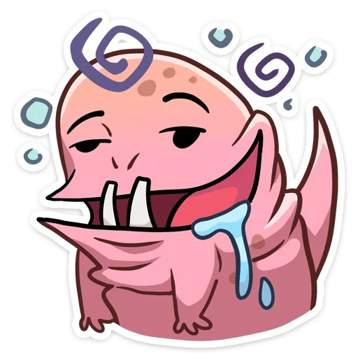 🤤 Стикер «Голый землекоп Naked mole» для Telegram