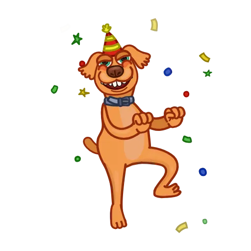 🥳 Стикер «Good Dog» для Telegram