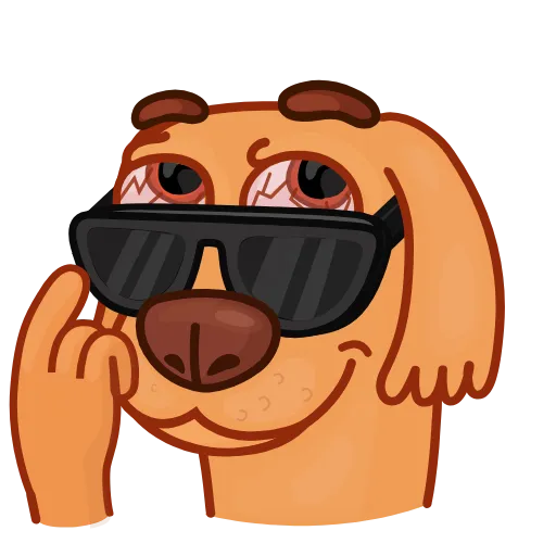 😎 Стикер «Good Dog» для Telegram