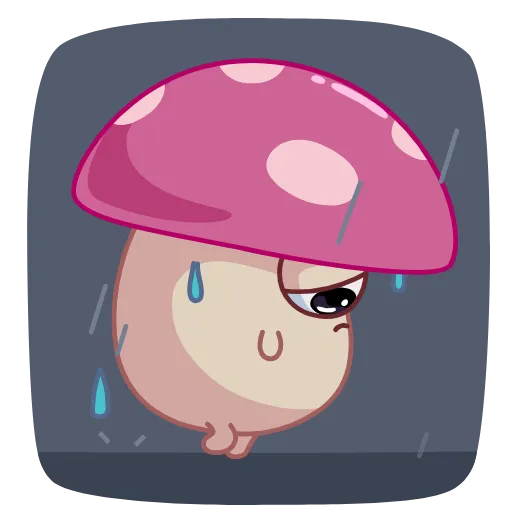 🍄 Эмодзи «Мухомор Степа» для Telegram