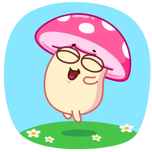 🍄 Эмодзи «Мухомор Степа» для Telegram