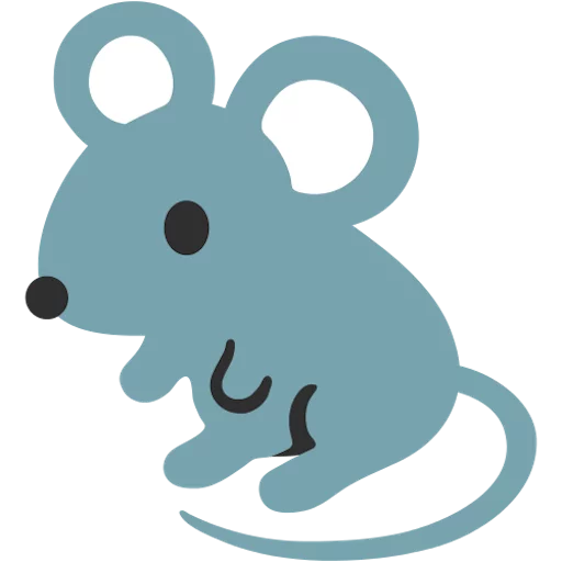 🐀 Стикер «google emoji animals» для Telegram