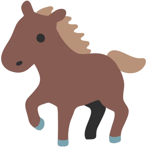 🐎 Стикер «google emoji animals» для Telegram