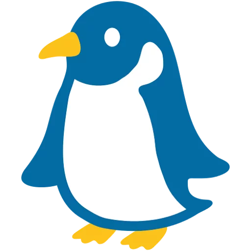 🐧 Стикер «google emoji animals» для Telegram