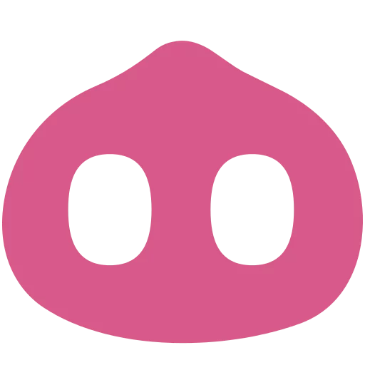 🐽 Стикер «google emoji animals» для Telegram
