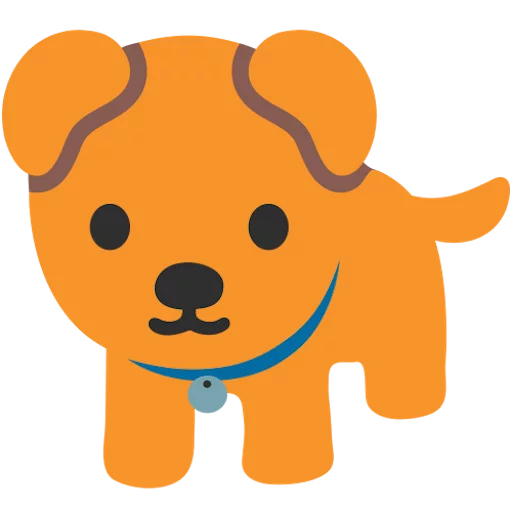🐕 Стикер «google emoji animals» для Telegram