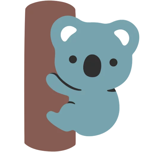 🐨 Стикер «google emoji animals» для Telegram