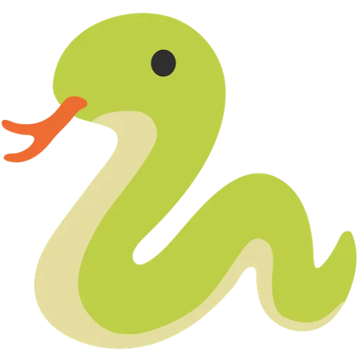 🐍 Стикер «google emoji animals» для Telegram