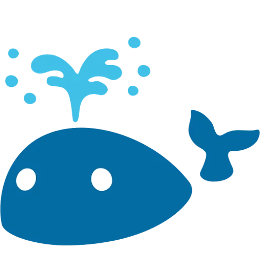 🐳 Стикер «google emoji animals» для Telegram
