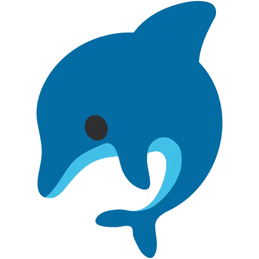 🐬 Стикер «google emoji animals» для Telegram