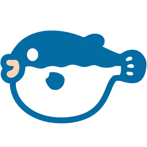 🐡 Стикер «google emoji animals» для Telegram