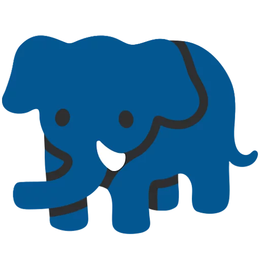 🐘 Стикер «google emoji animals» для Telegram
