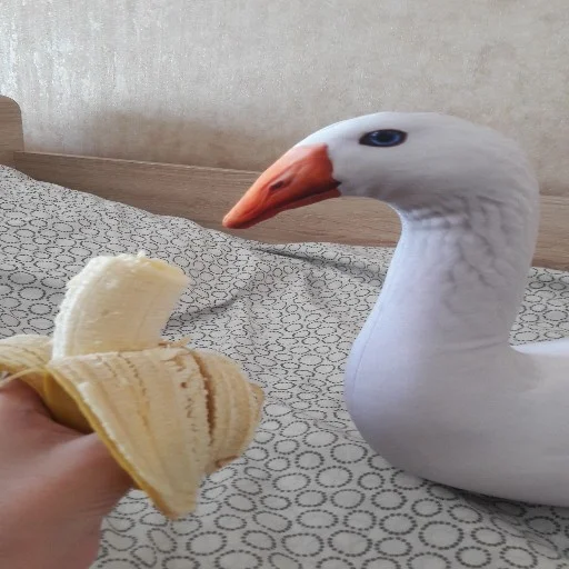 🍌 Стикер «Goose BLOPTOP» для Telegram