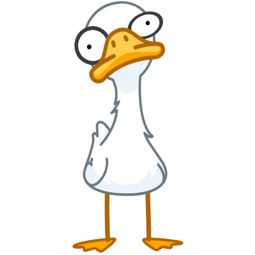 ❔ Эмодзи «👍 Goose emoji - гусь» для Telegram