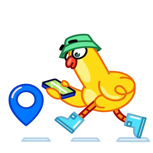 🗺 Стикер «Гагусь» для Telegram