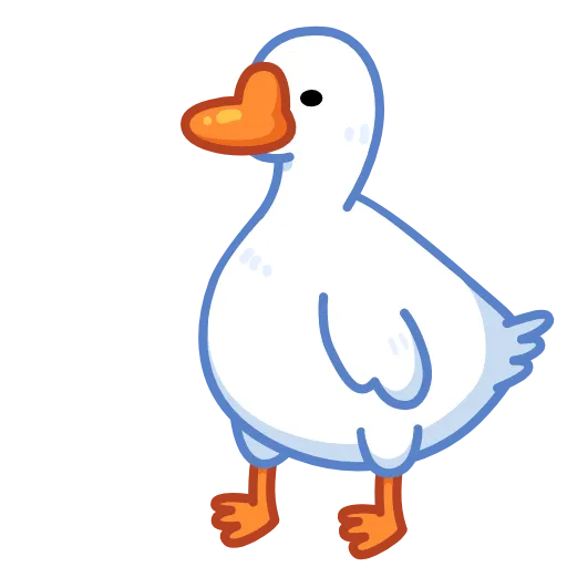 ❤️ Стикер «Goose» для Telegram