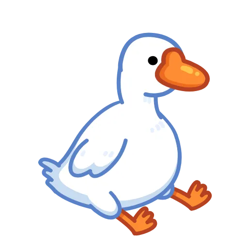 Стикерпак Goose для Telegram