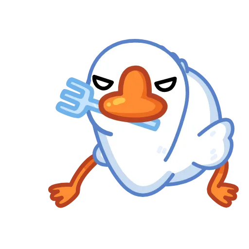 😡 Стикер «Goose» для Telegram