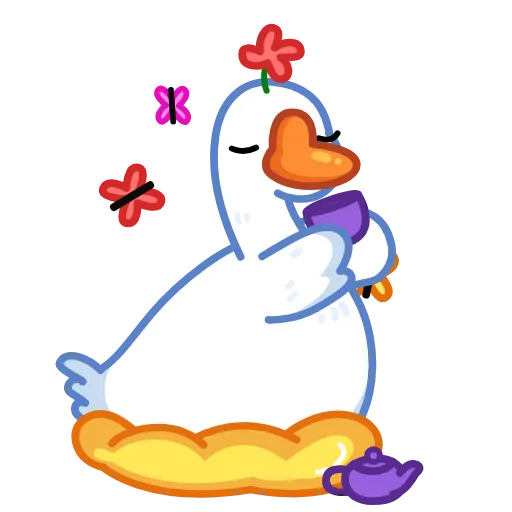 🧘‍♂ Стикер «Goose» для Telegram