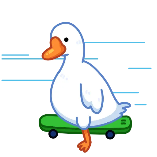 🛹 Стикер «Goose» для Telegram