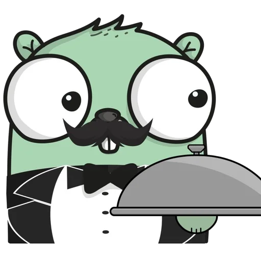🥣 Стикер «Gopher» для Telegram