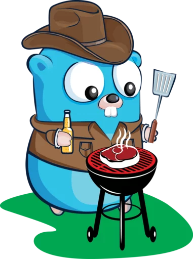 🍺 Стикер «Gophers» для Telegram