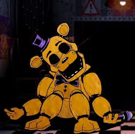 🌟 Стикер «Golden Freddy» для Telegram