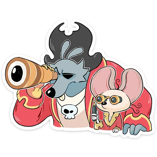 👁 Стикер «Экипаж Горгонзолы» для Telegram