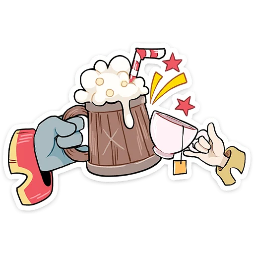 🍺 Стикер «Экипаж Горгонзолы» для Telegram
