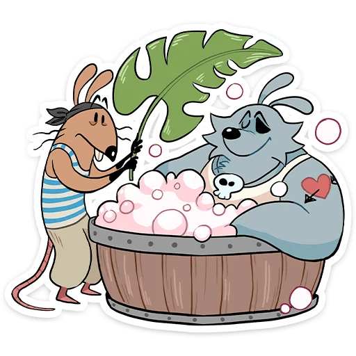 🛁 Стикер «Экипаж Горгонзолы» для Telegram