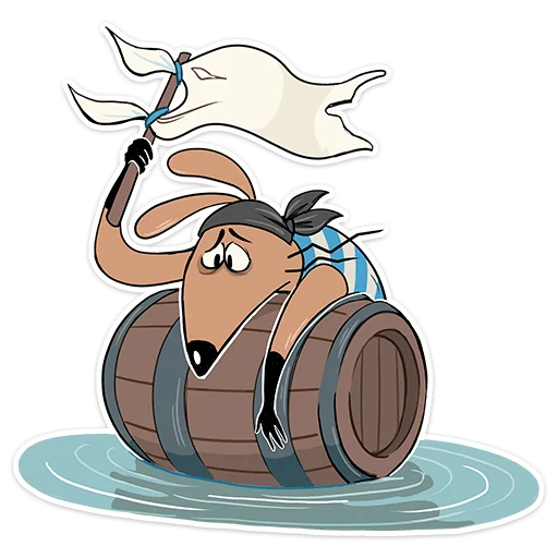 🏳️ Стикер «Экипаж Горгонзолы» для Telegram