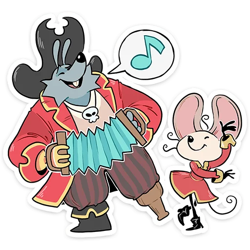 🪗 Стикер «Экипаж Горгонзолы» для Telegram