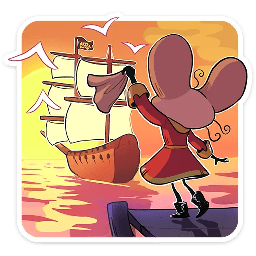 🌅 Стикер «Экипаж Горгонзолы» для Telegram