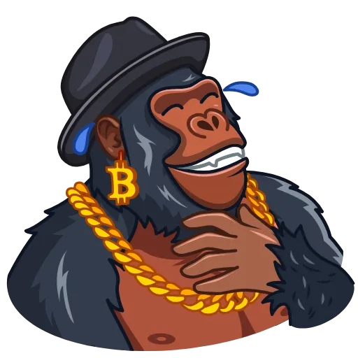 😂 Стикер «Gorilla» для Telegram