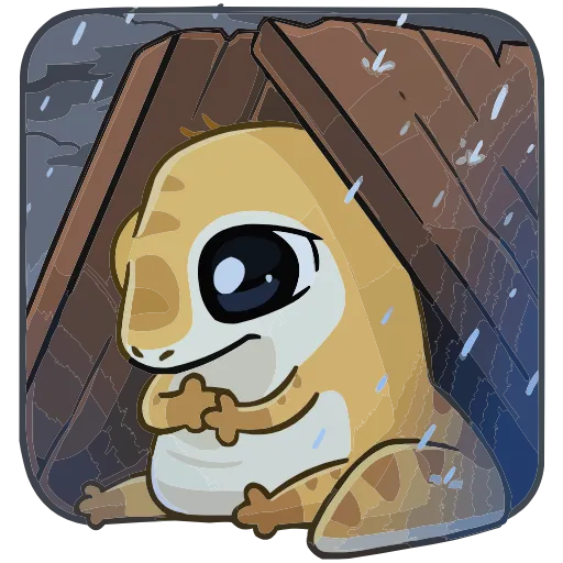 🌧 Эмодзи «Набор эмоджи с Гошей из ВК в качестве» для Telegram