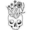 💀 Эмодзи «Gothic» для Telegram