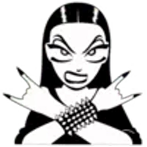 💋 Эмодзи «gothic vibes» для Telegram